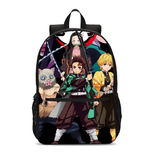 Discover demon Anime Students Backpack, School Bag, Back To School Gift