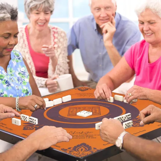 Discover Wintogo Anti Slip Mahjong Mat, Noise Reduction American Mahjong Table