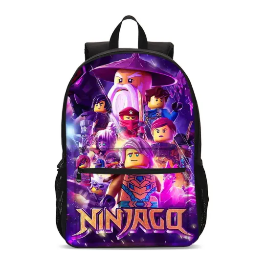 Discover Ninjago Crystalized Students Backpack, School Bag, Back To School Gift