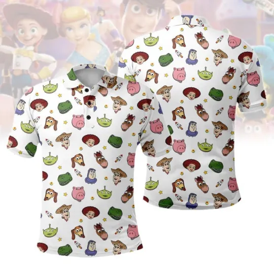 Discover Pixar Toy Story Characters You've Got A Friends In Me Gift For Fan Polo Shirt