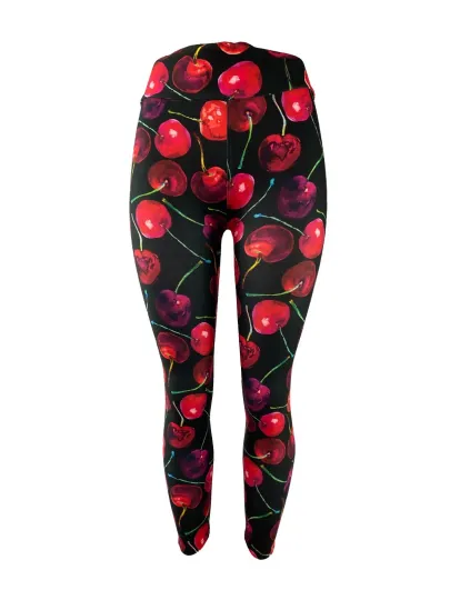 Discover Cherries Red Cherry Leggings