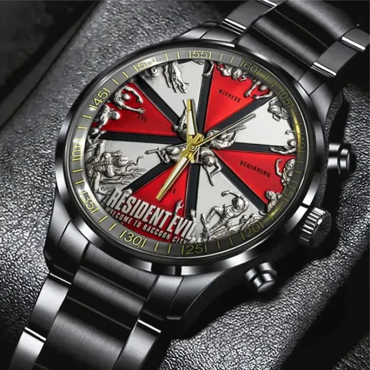 Discover Resident Evil Black Stainless Steel Watch