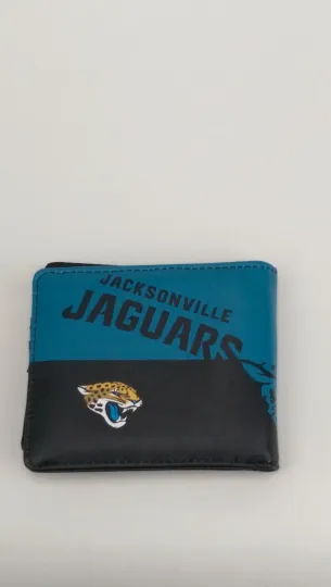 Discover Jacksonville Jaguars Bifold Men's Wallet Vegan Leather