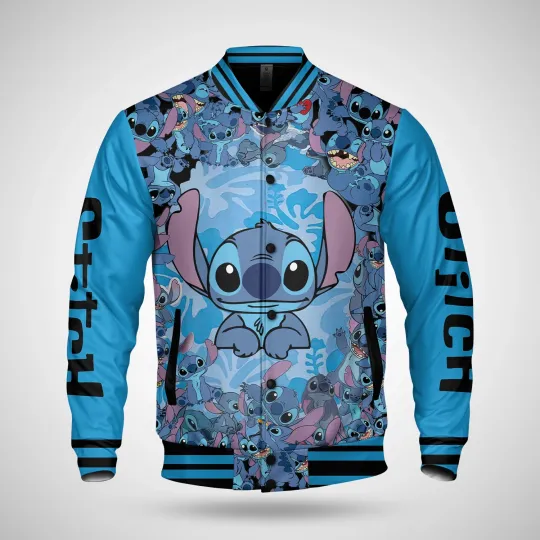 Discover Lilo & Stitch Ohana Means Family Bomber Jacket