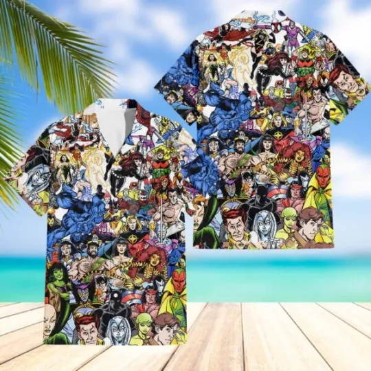 Discover The Avengers by George Perez Hawaiian Shirt