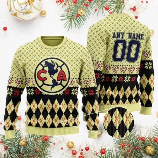 Discover LIGA MX Club Puebla Special Christmas Ugly Sweater