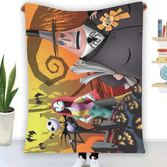 Discover Helloween Vibe Fleece Blanket