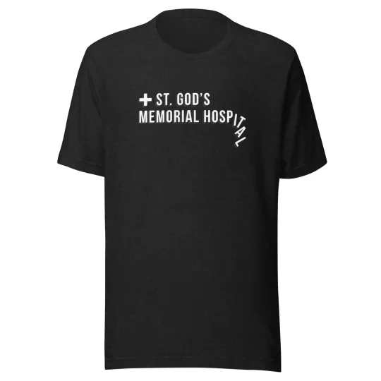 Discover Idiocracy Saint God Hospital Unisex T-Shirt