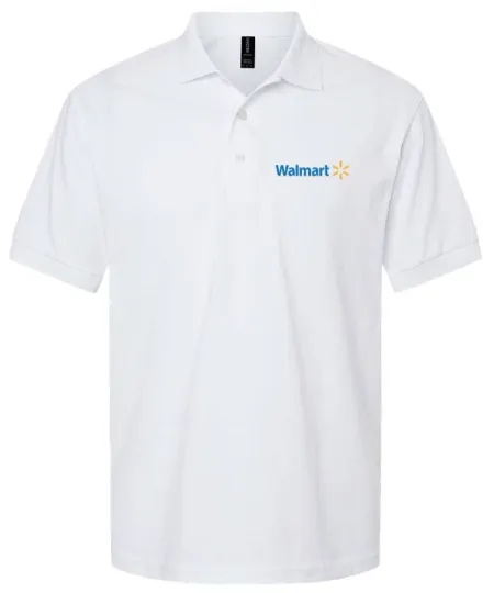 Discover Walmart Logo Polo Shirt, Embroidered, Uniform