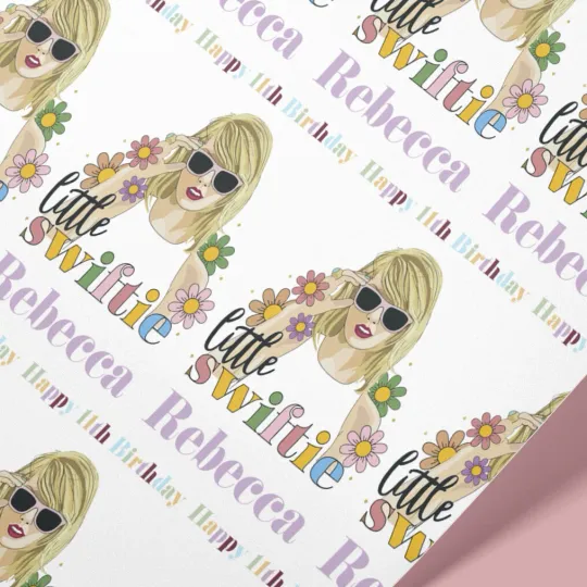 Discover Taylorr Swifts Personalized Wrapping Paper 1m–8m Recyclable for Any Occasion
