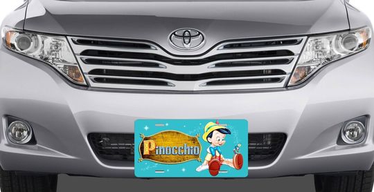 Pinocchio Retro Screen - Disney License Plate