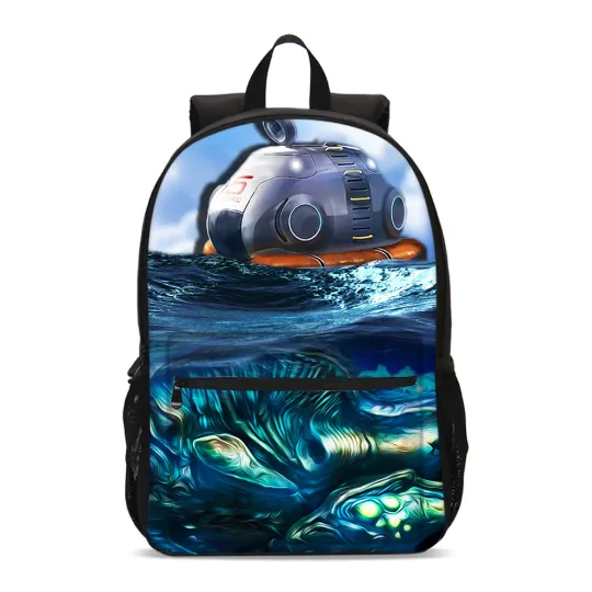 Discover Subnautica Game Students Backpack, School Bag, Back To School Gift