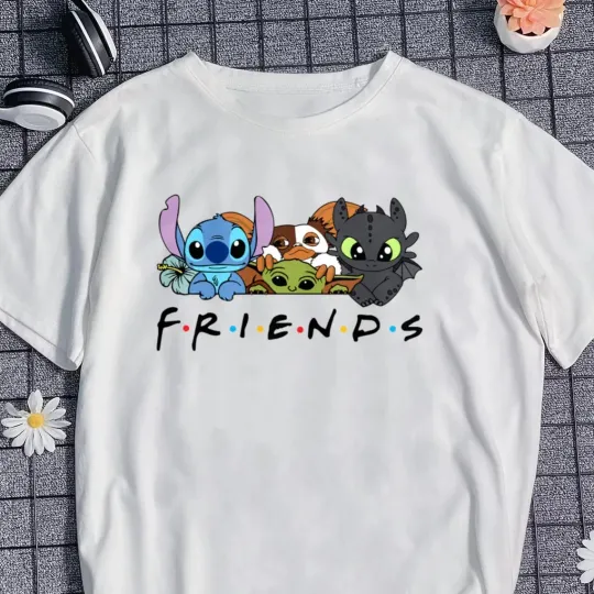 Discover Disney Cute SBlack Dragon Naughty T-Shirt for Men, Women, Gift for Friends