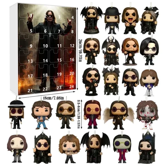 Discover 2025 24 Days Countdown Calendar Ozzy Osbo Urne Theme Advent Calendar Hot