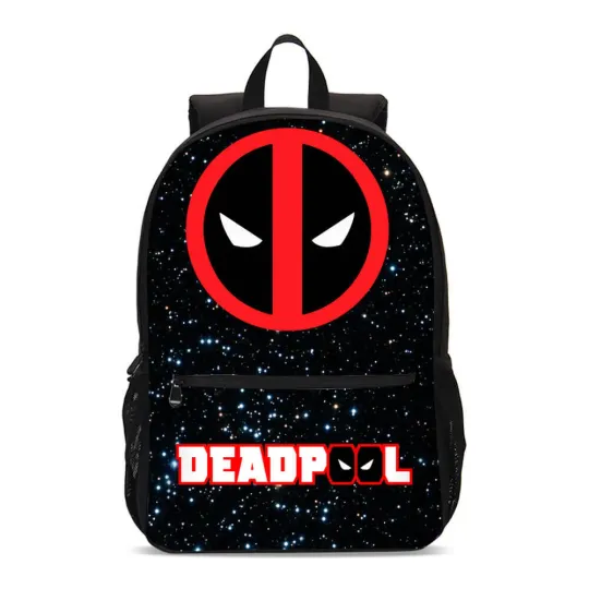 Discover Deadpool Superhero Students Backpack, School Bag, Back To School Gift