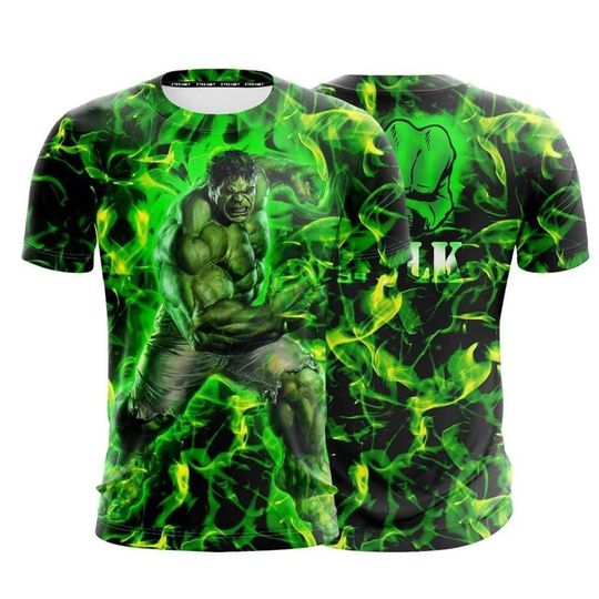 Incredible Hulk Superhero Movie Green Hulk Father’s Day Tshirt 3D
