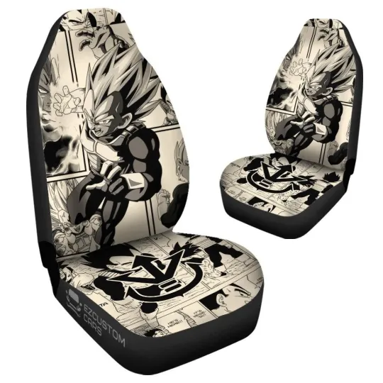 Discover Dragon Ball Z Car Seat Covers Goku Mix Manga Set Of 2 Unive