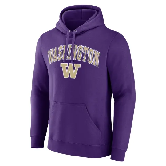 Discover Men's Washington Huskies Purple Campus Hoodie