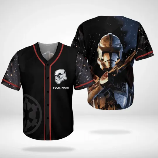 Discover Personalized Star Wars Stormtrooper Baseball Jersey Shirt