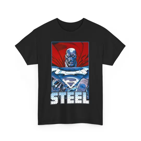 Discover Steel T-Shirt - Superman Family - Reign of the Supermen - John Henry Irons