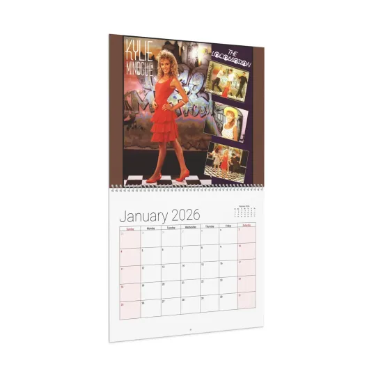 Discover Kylie Minogue 2026 Wall Calendar - Home Decor, Music Fan Gifts, Monthly