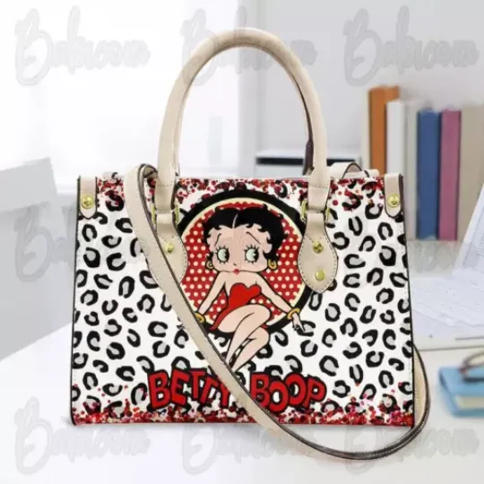 Personalized Betty Boop Handbag, Custom Cartoon Betty Boop Gift Handbag