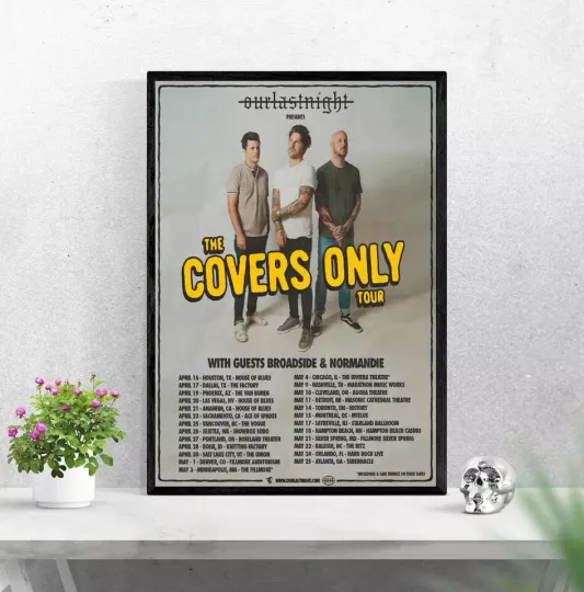 Our Last Night The Covers Only Tour 2024 Poster