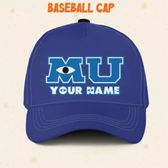Custom Monster University Logo Cap, Disney Castle Family Hat Disney Vacation Hat