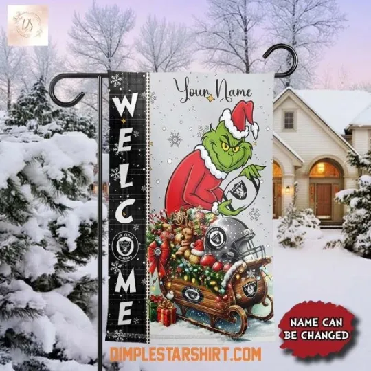Discover Las Vegas Raider The funny character Christmas Garden Flag