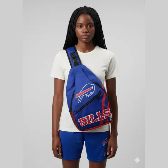 Discover Buffalo Bills Chest Bag Crossbody Backpack for Football Fans