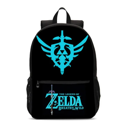 Discover Legend of Zelda Triforce Master Sword Students Backpack, School Bag, Back To School Gift