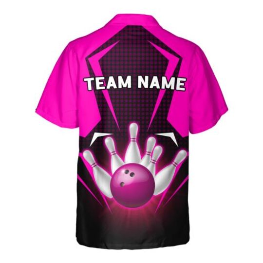 Personalize Custom Bowling Name Vintage, Bowling Team Hawaiian Button Shirt