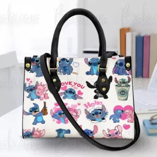 Stitch Angel Handbag, Disney Lilo And Stitch Shoulder Bag
