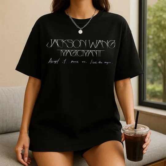 Discover Jackson Wang Magic Man 2 Tour 2026 Shirt Kpop Graphic Tee Gift