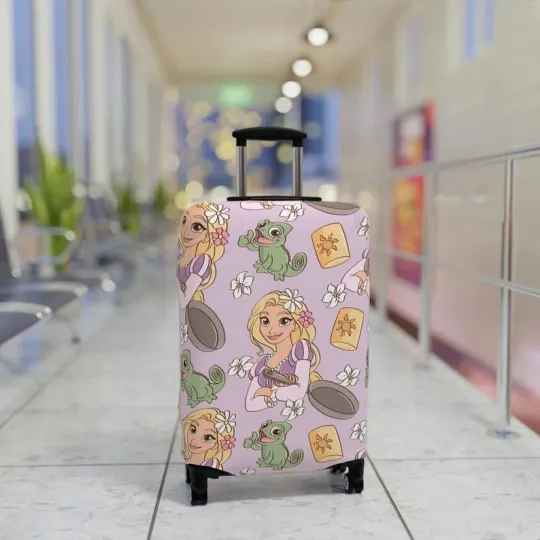 Discover Disney Luggage Cover, Rapunzel Tangled Suitcase Protector, Travel Accessories