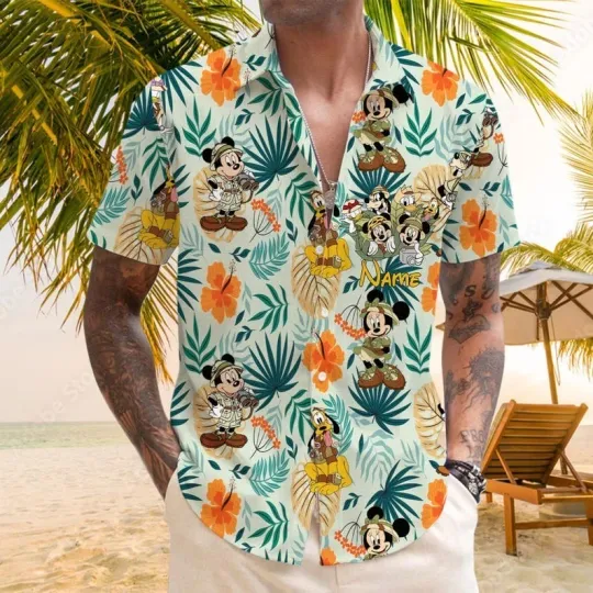 Discover Personalized Animal Kingdom Hawaiian Shirt, Disney Safari Hawaiian Shirt