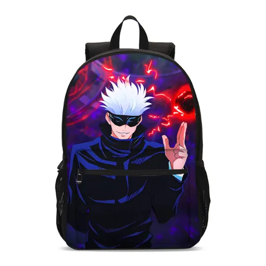 Discover Jujutsu Satoru Gojo Anime Students Backpack, School Bag, Back To School Gift