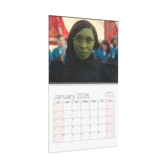 Discover Wicked 2026 Wall Calendar - Home Decor and Movie Fan Gift