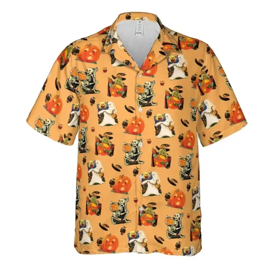 Discover GenX Halloween decorations Hawaiian Shirt