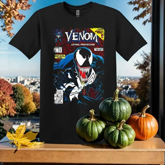 Discover Disney Marvel Venom Comic Book T-Shirt for Men, Women, Gift for Friends
