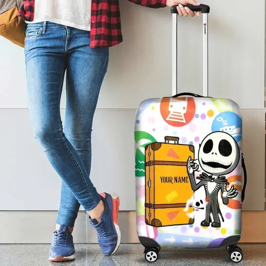 Discover Personalized Jack Skellington Luggage Covers