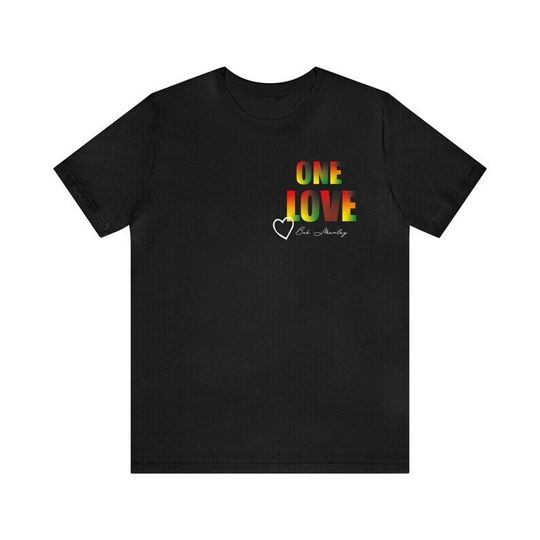 One Love Tribute T-Shirt - Celebrating Bob Marley's Enduring Legacy