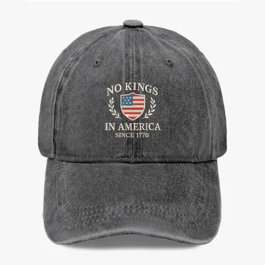 Discover No Kings In America Since 1776 Patriotic Dad Hat Vintage Baseball Cap Unisex