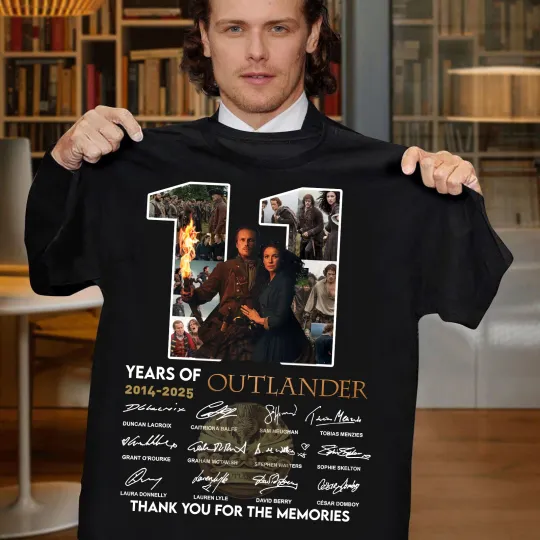 Discover 11 Years Outlander 2014-2025 T-Shirt for Fans Men