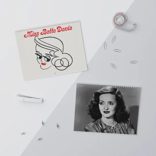 Discover Bette Davis 2026 Wall Calendar - Home Decor, Monthly, Office Supplies