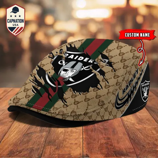 Discover Las-Vegas-Raiders Jeff Cap football Newsboy Cap Golf Cap Driving Gift for Men