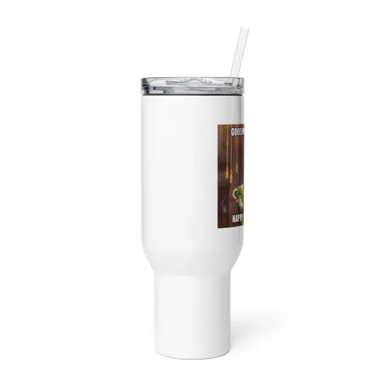 Discover 40 oz Funny Character Tumbler with Handle