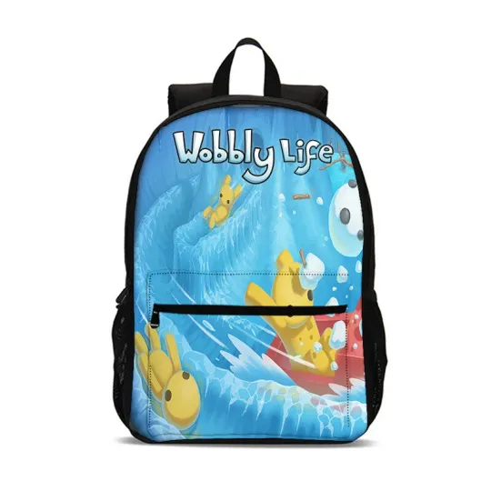 Discover Wobbly Life Cartoon Backpack for Boys Girls School Travel