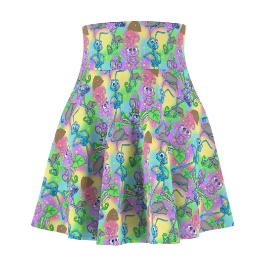 Discover A Bugs Life Women's Skater Skirt, Gift for Her