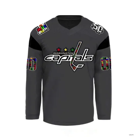 Discover Personalized Washington Capitals 2025 Black History Celebration Hockey Jersey